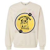 Hettie Halstead Elementary Bulldawgs Round Black & Yellow Crewneck Sweatshirt, Long or Short Sleeve Adult Tee