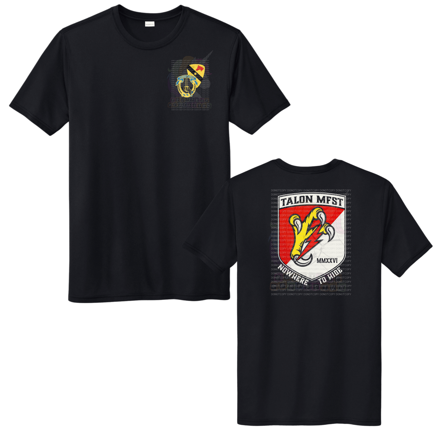 1-7 Cav Talon Troop Black Crewneck Sweatshirt, Long Sleeve or Short Sleeve Shirt