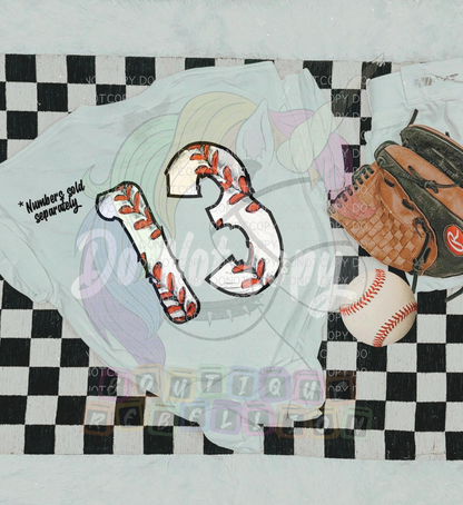 00-09 NUMBERS ON BACK ONLY for My Boy/Girl/Kids Might Not Always Swing But I Do So Watch Your Mouth Adult Back of Tee