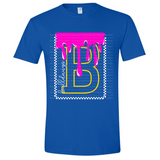 Bulldawgs Checker Drip Adult Tee