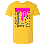 Bulldawgs Checker Drip Adult Tee