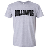 Bulldawgs Text Adult Tee