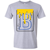 Bulldawgs Checker Drip Adult Tee