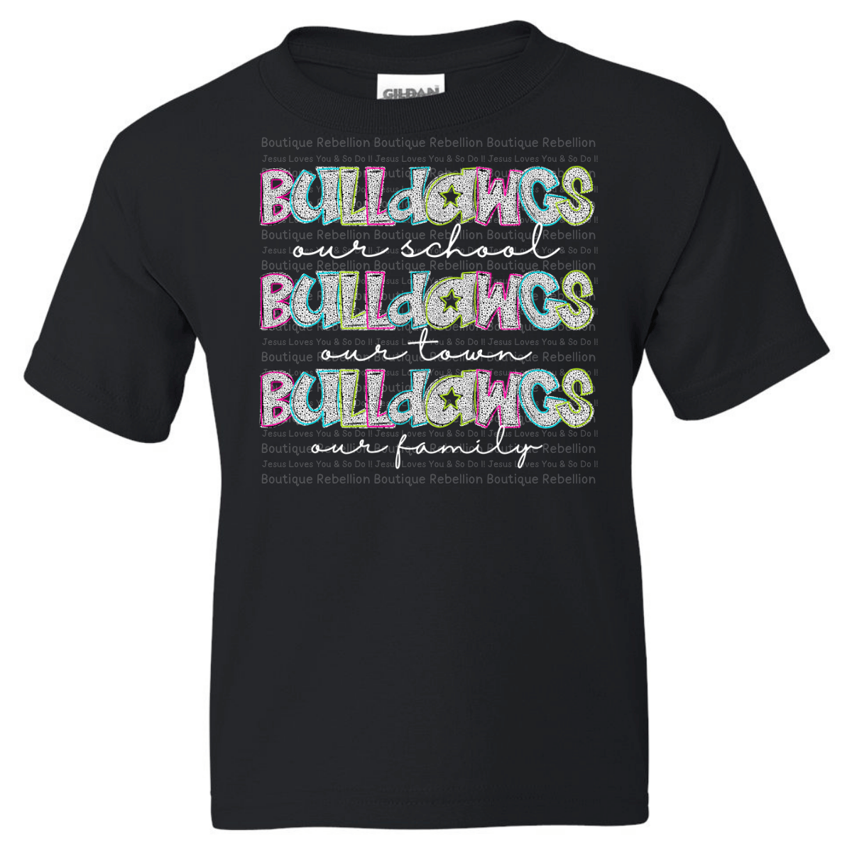 Bulldawgs Our School Adult Tee