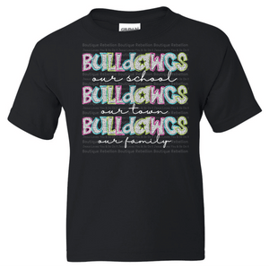Bulldawgs Our School Adult Tee
