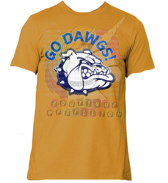 House Creek Elementary Go Dawgs Adult Tee