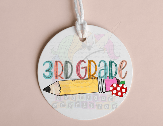 Pencil Grade Bag Tags