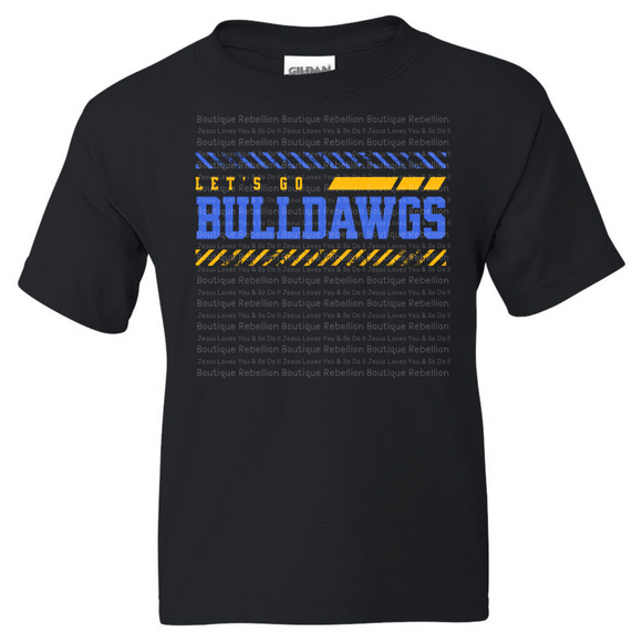 Let's Go Bulldawgs Adult Tee