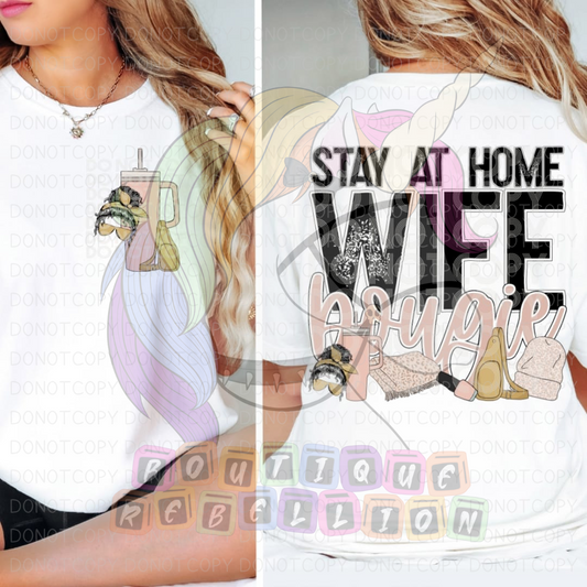 Stay At Home Wife Bougie With Tools Direct to Film - DTF  Transfer