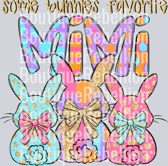 Some Bunnies Favorite Mimi Single DTF Transfer
