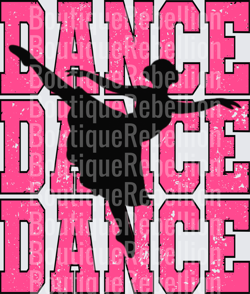 Dance back Single DTF Transfer