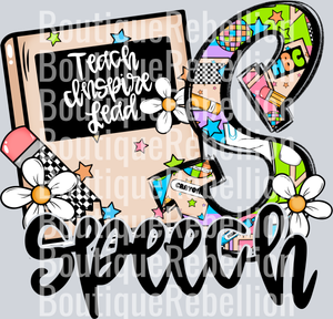 Speech Single DTF Transfer