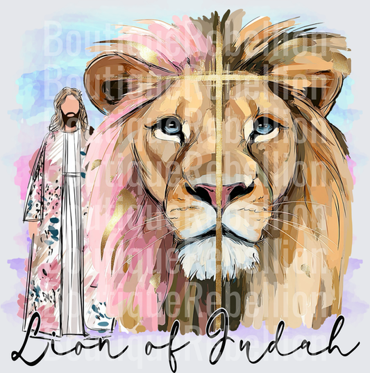 Lion of Judah Single DTF Transfer