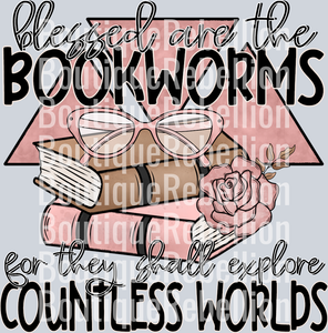 Blessed are the Bookworms Single DTF Transfer