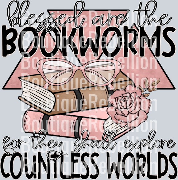 Blessed are the Bookworms Single DTF Transfer