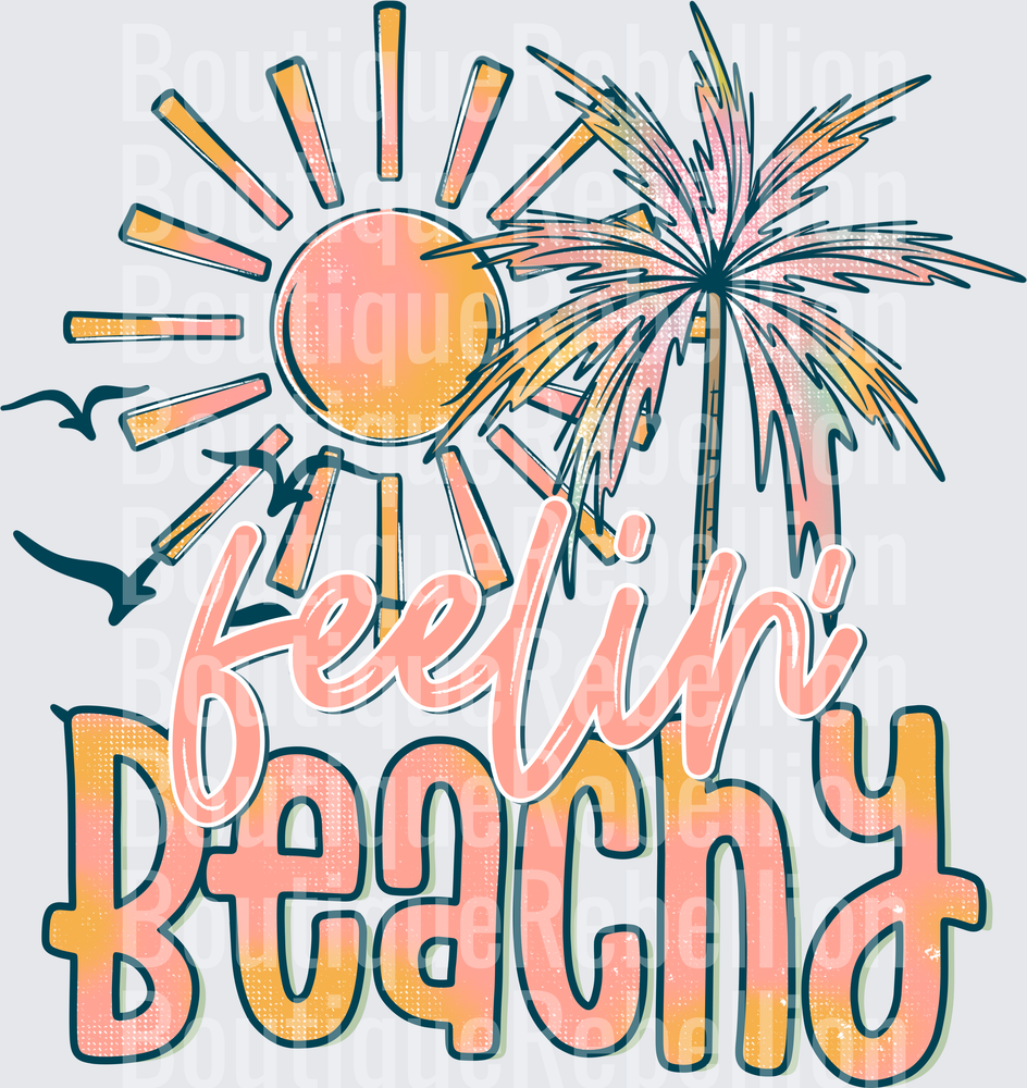 Feelin Beachy Single DTF Transfer