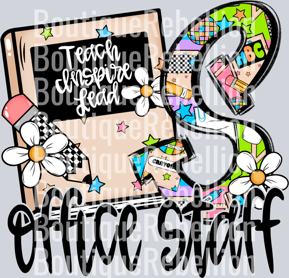 Office Staff Single DTF Transfer