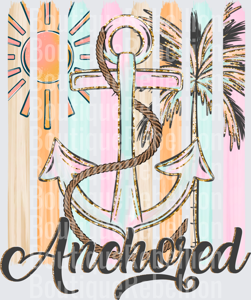 Anchored Single DTF Transfer