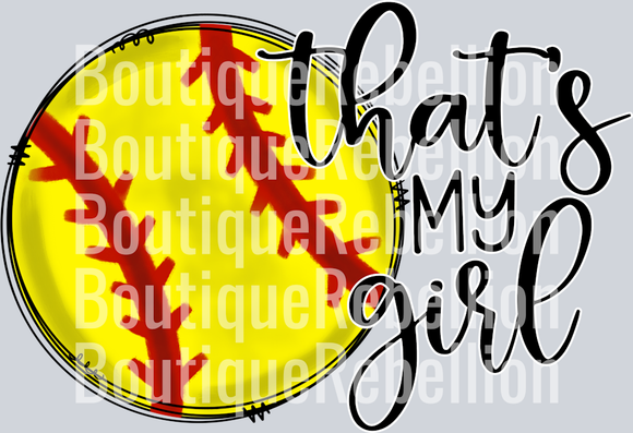 That's My Girl Single DTF Image