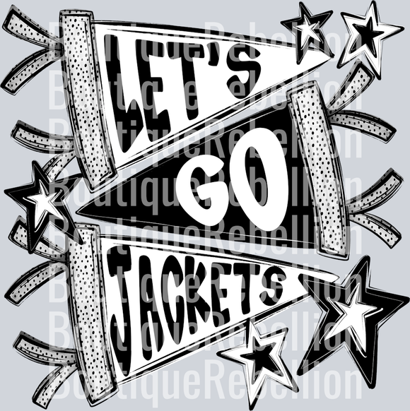 Let's Go Jackets Single DTF Transfer