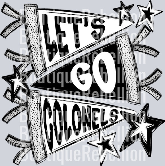 Let's Go Colonels Single DTF Transfer