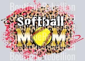 Softball Mom 10 Single DTF Image