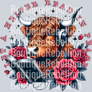 Let A Heifer Read Audiobook Single DTF Transfer