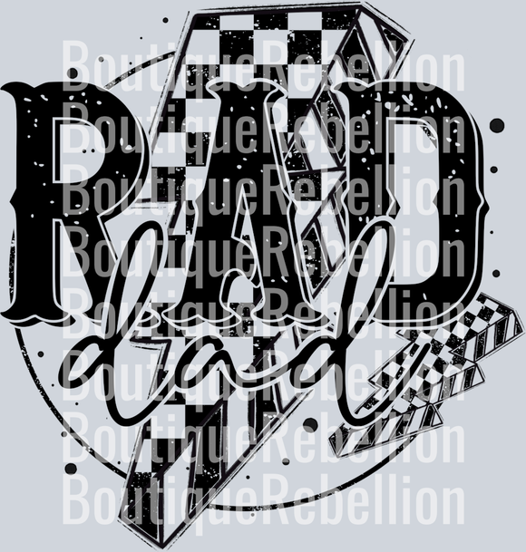 Rad Dad Single DTF Transfer