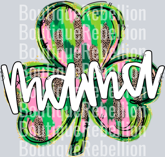 mama clover single DTF Transfer