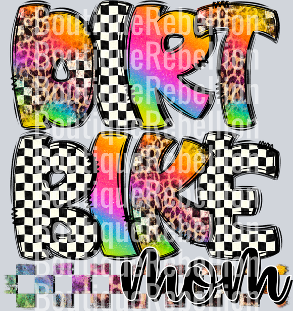 Dirt Bike Mom Single DTF Transfer