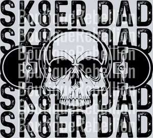 Sk8er Dad Single DTF Transfer