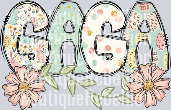 GagaEaster Single DTF Transfer