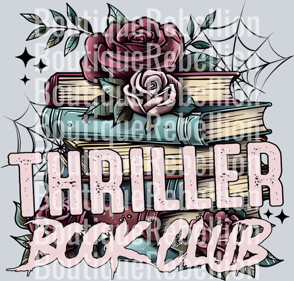 Thriller Book Club Single DTF Transfer