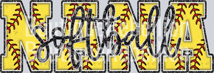 Softball Nana 1 Single DTF Image