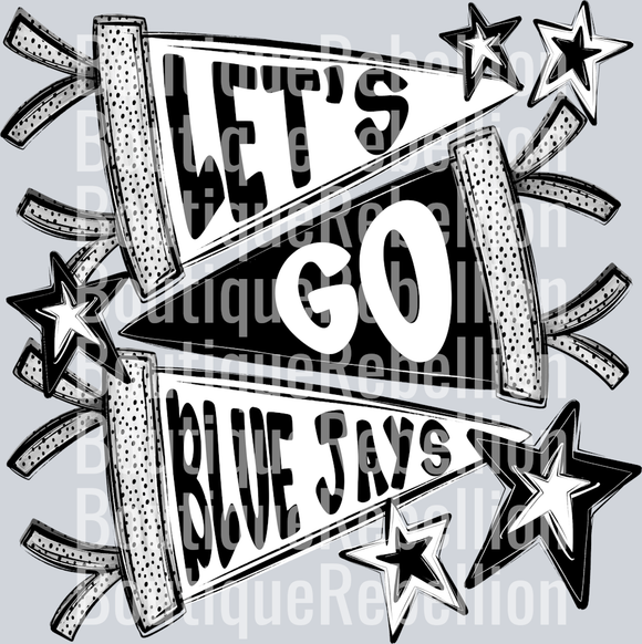 Let's Go Blue Jays Single DTF Transfer