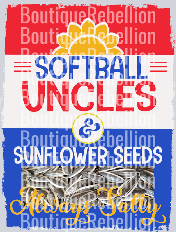Softball Uncles Single DTF Image