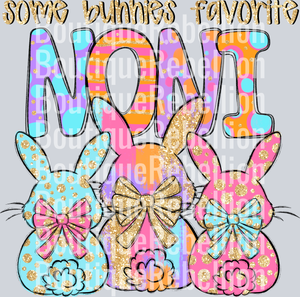 Some Bunnies Favorite Noni Single DTF Transfer