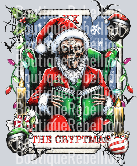 The Cryptmas Single DTF Transfer