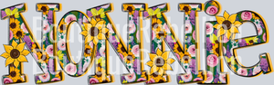 Sunflower Nonnie Single DTF Transfer