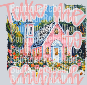 take me to church Single DTF Transfer
