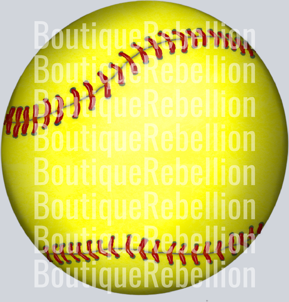 Softball Image 2 Single DTF Image