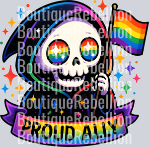 Reaper Proud Ally Single DTF Transfer