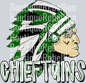 chieftains green single DTF Transfer