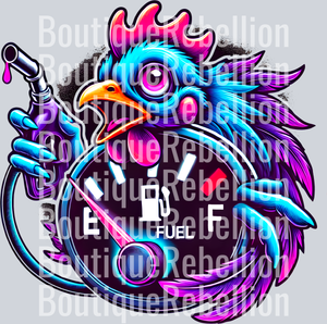 Chicken Gas Gauge Single DTF Transfer