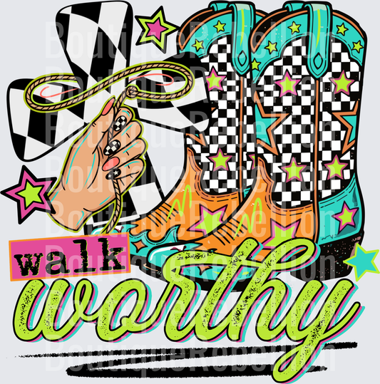 Walk Worthy Single DTF Transfer