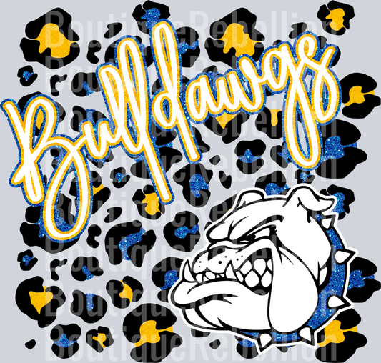 Bulldawgs Yellow Blue