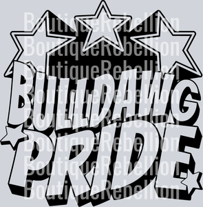 Bulldawg Pride Single DTF Transfer