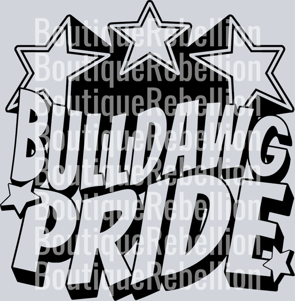 Bulldawg Pride Single DTF Transfer