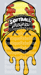 Softball Mama 22 Single DTF Image