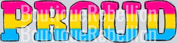 Pansexual Proud Single DTF Transfer